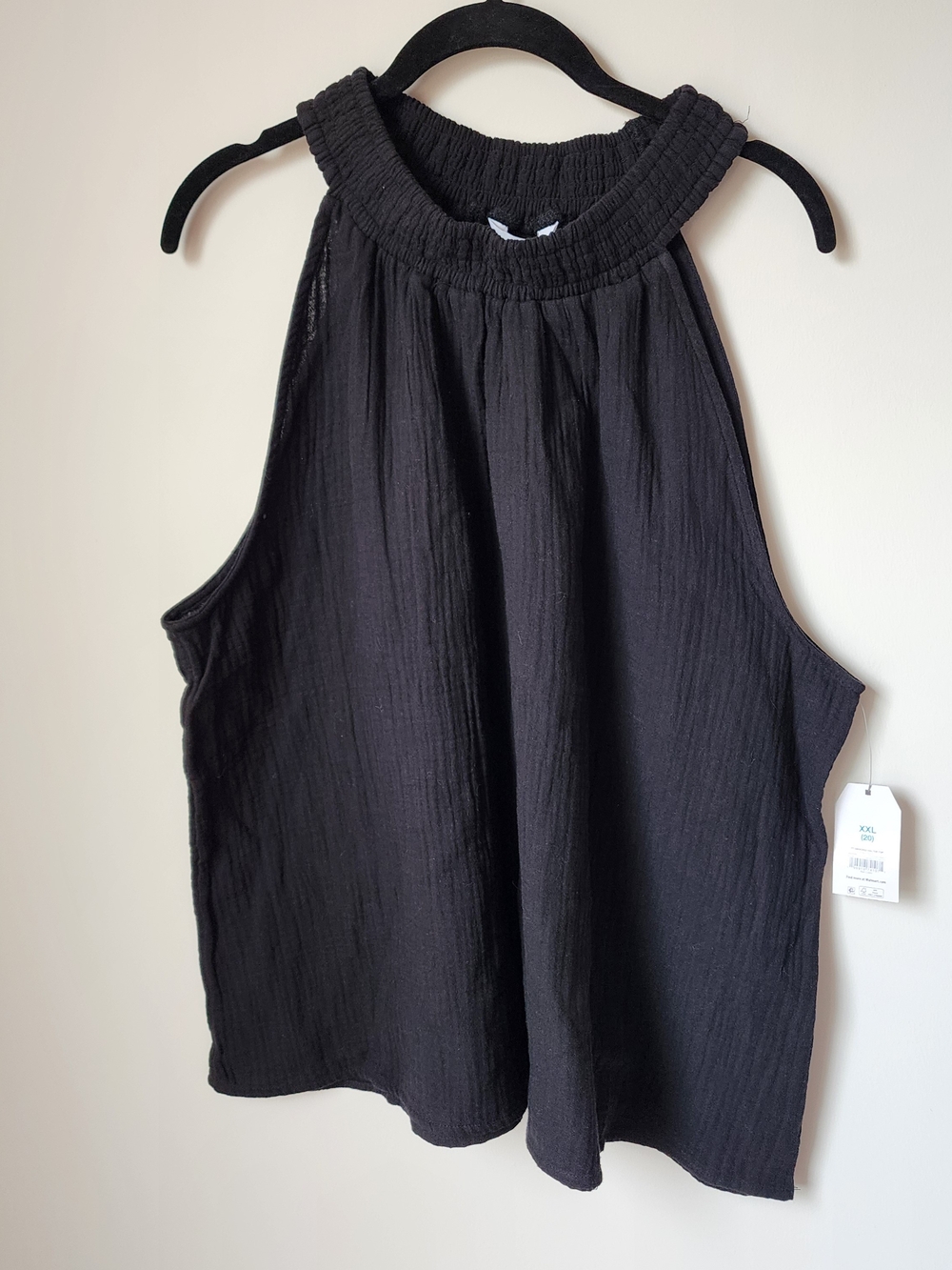 Black Halter Tank Top